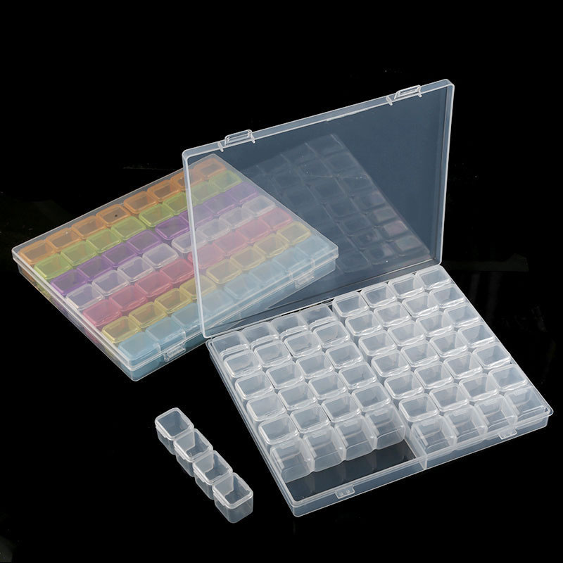 Nail Art Quirky - Transparent Nails Art Organizer Storage Box