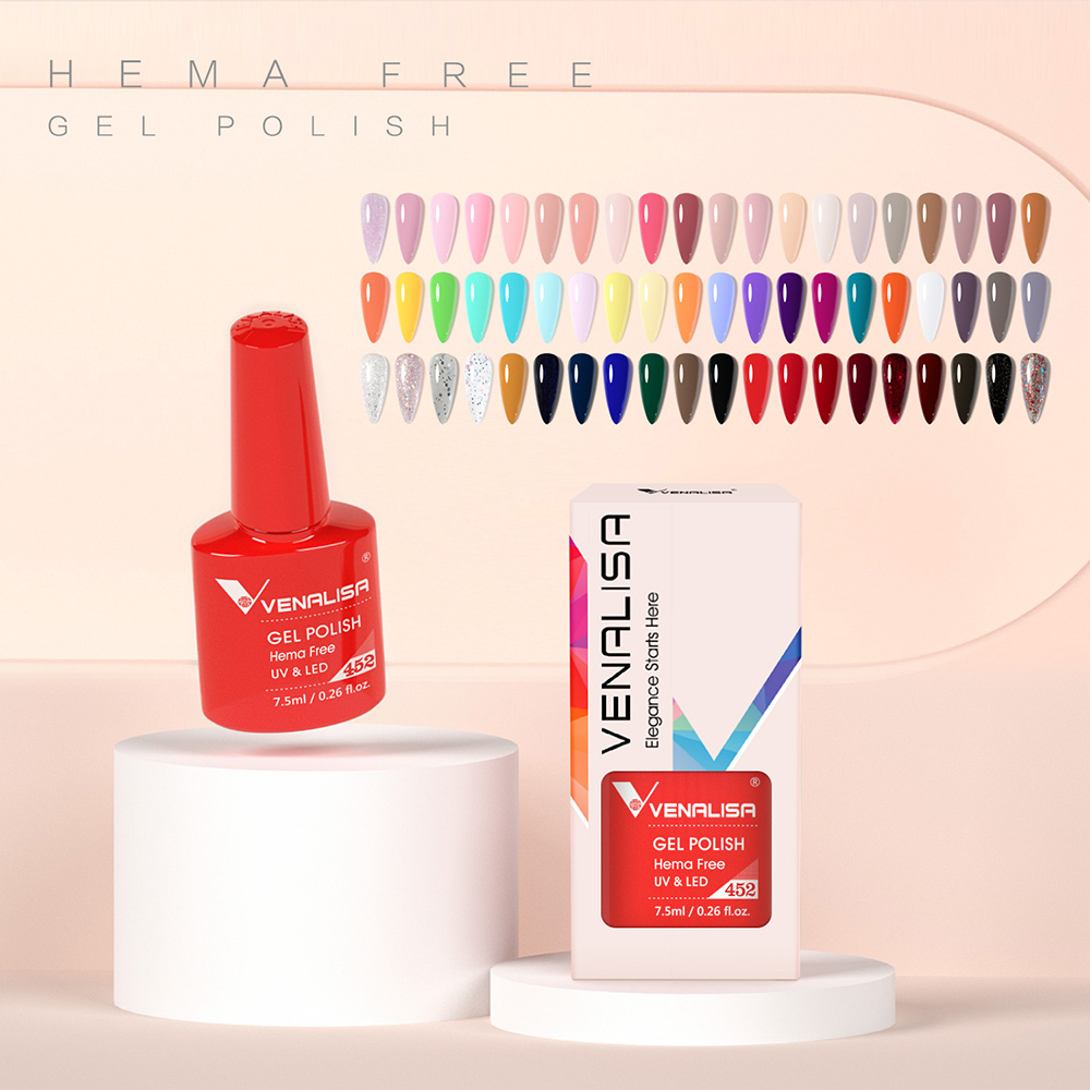 Nail Art One Piece - VENALISA 60 Color Gel Nail Polish