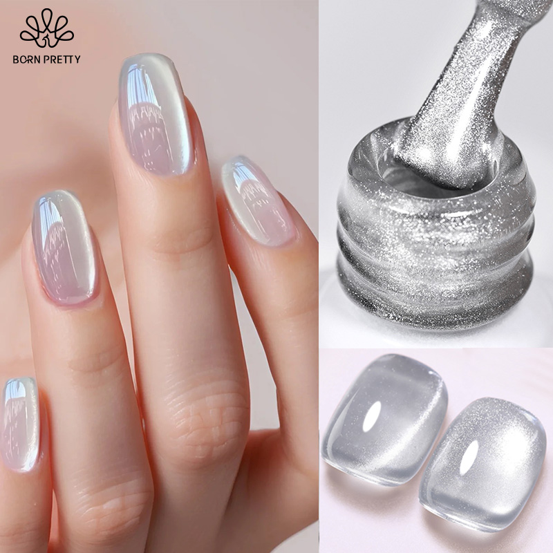 Nail Art Chrome - BORN PRETTY 10ml Silver Water Light