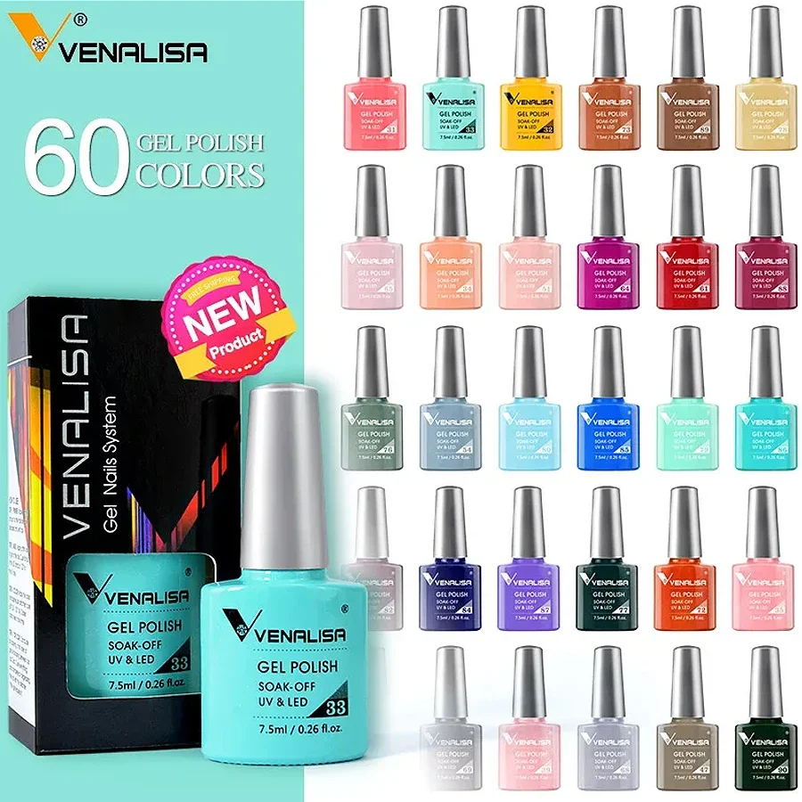 Nail Art One Piece - Venalisa Luxury Color Gel Nail Polish