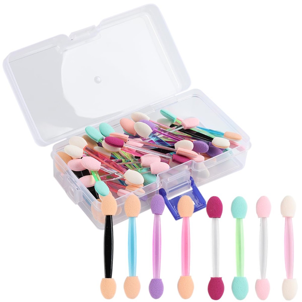 Nail Art Chrome - Fcozpjk 50PCS Chrome Nail Powder Applicator
