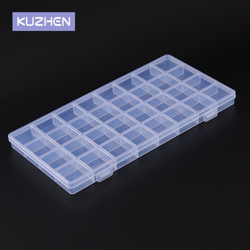 Nail Art Quirky - 32/24/15 Grids Transparent Rectangle Nail Art