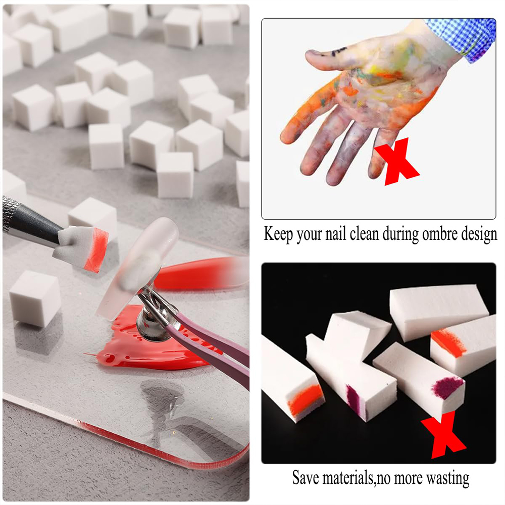 LULAA Nail Art Sponge DIY Grad - Nail Art One Piece 评论和价格