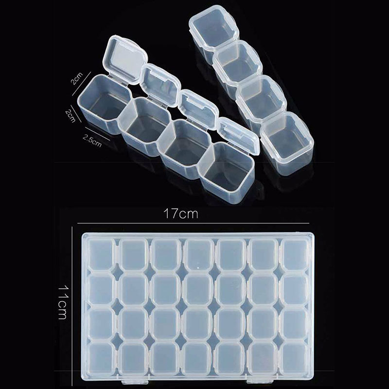 Transparent Nails Art Organize - Nail Art Quirky 评论和价格