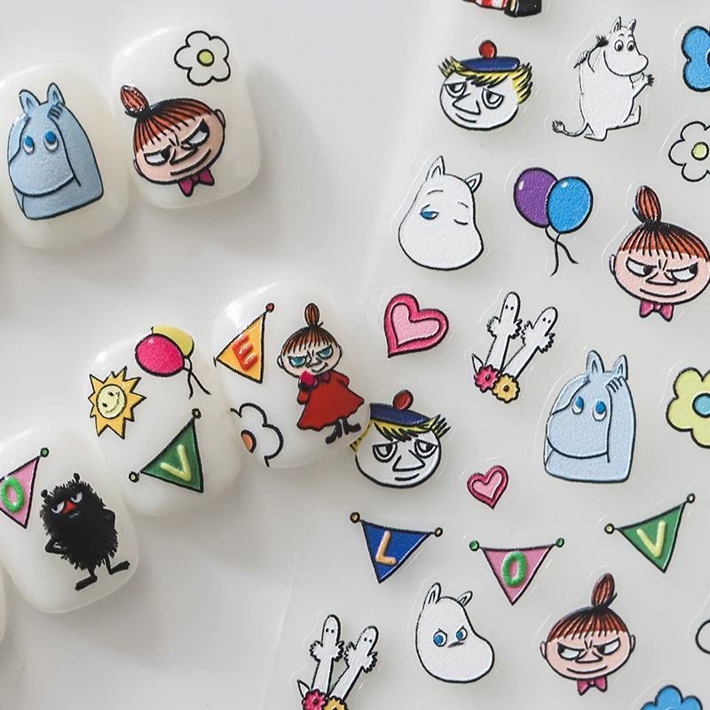 Moomin Nail Sticker High Color - Nail Art Quirky 评论和价格