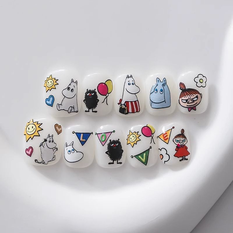 Moomin Nail Sticker High Color - Nail Art Quirky 评论和价格