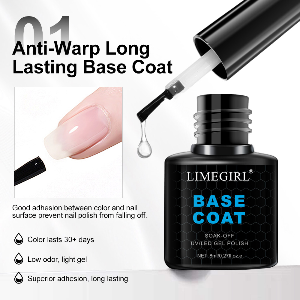 LIMEGIRL 8ml Soak Off Matte To - Gel Top Coat 评论和价格
