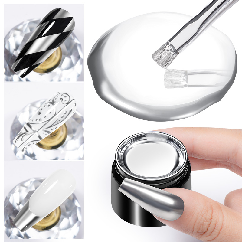 Mttssii 8ml Super Silver Metal - Nail Art Chrome 评论和价格
