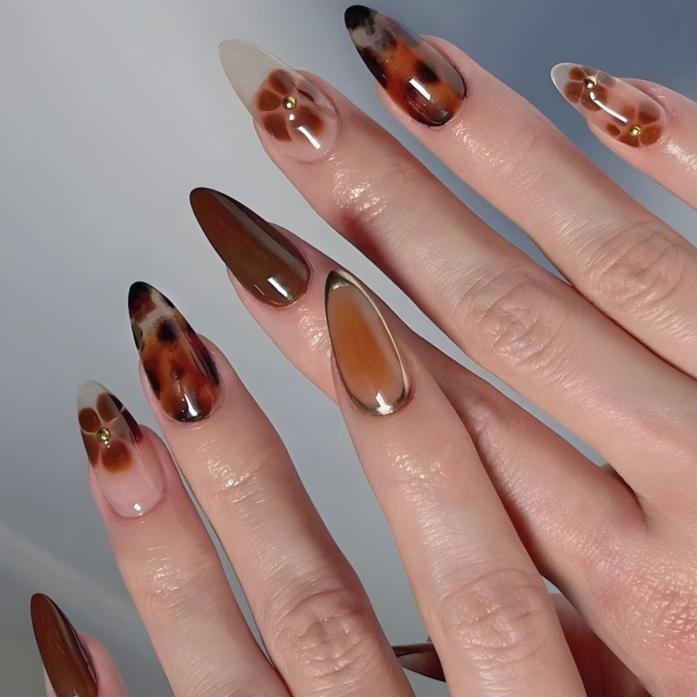 24pcs Fashion Rhinestone Press - Nail Art Quirky 评论和价格