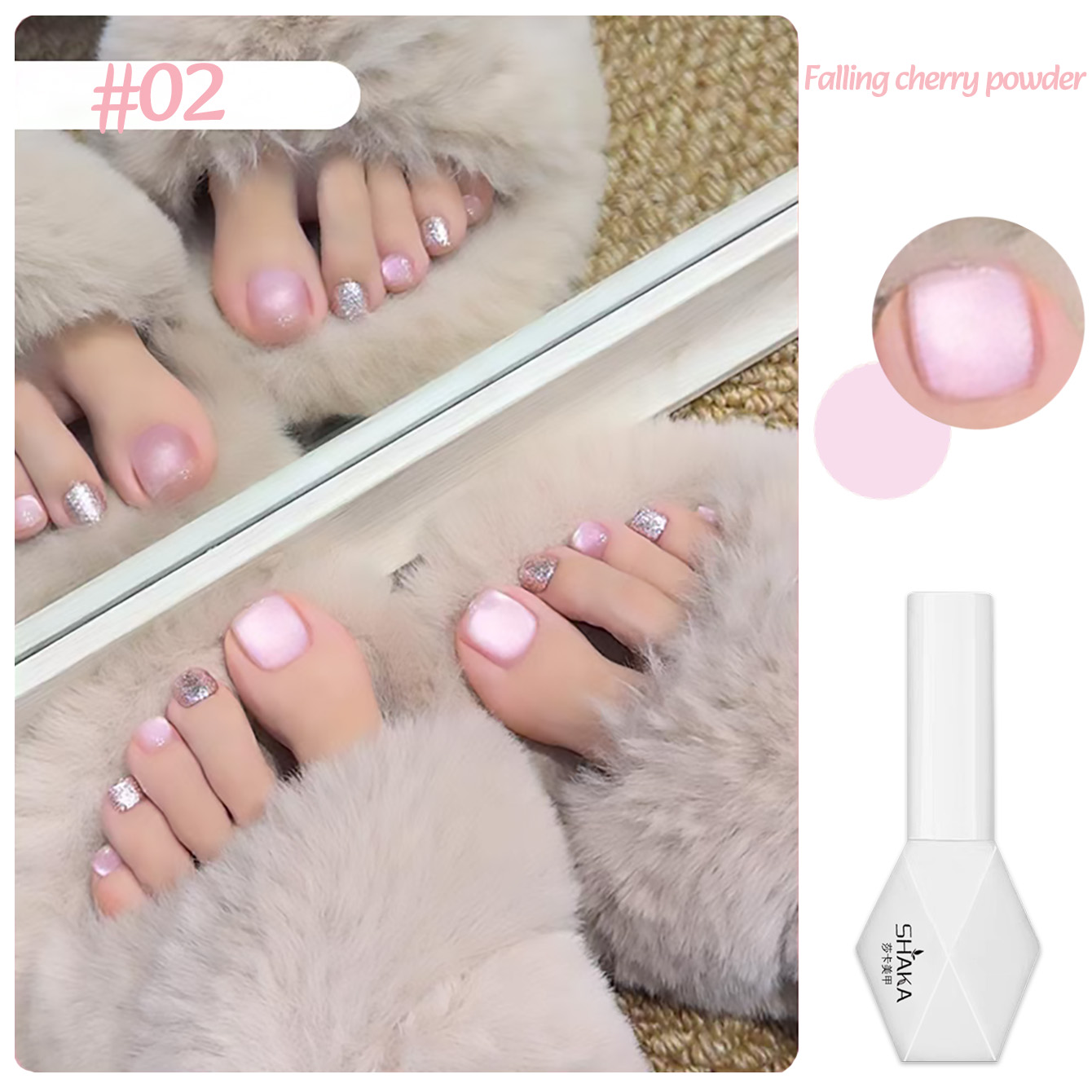 SHAKA 1pcs Summer Selection Sp - Nail Art Cat Eye Simple 评论和价格