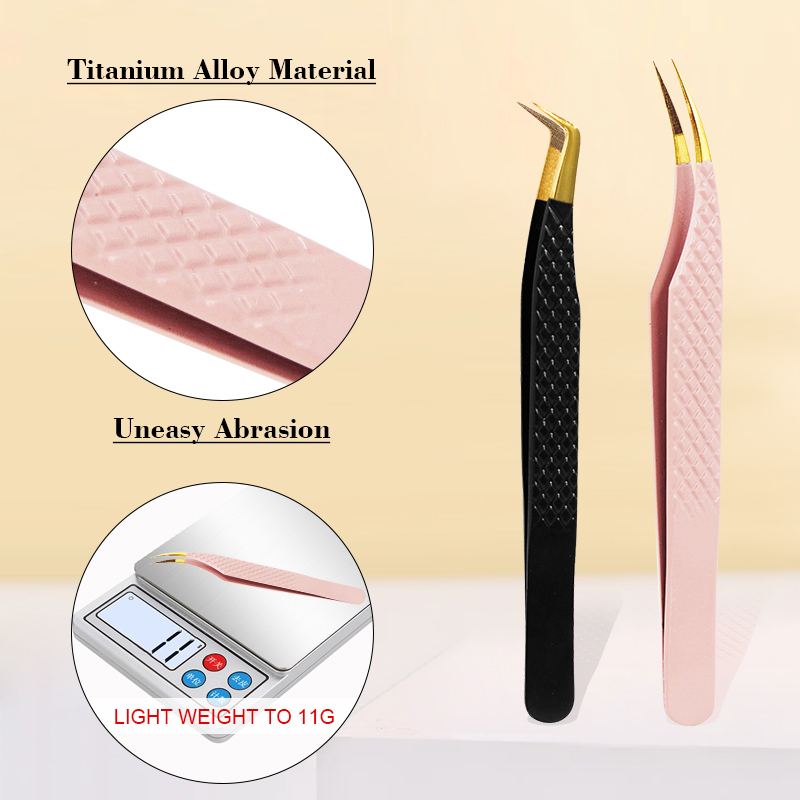 1pc Fiber Tip Tweezers Stainle - Nail Art One Piece 评论和价格