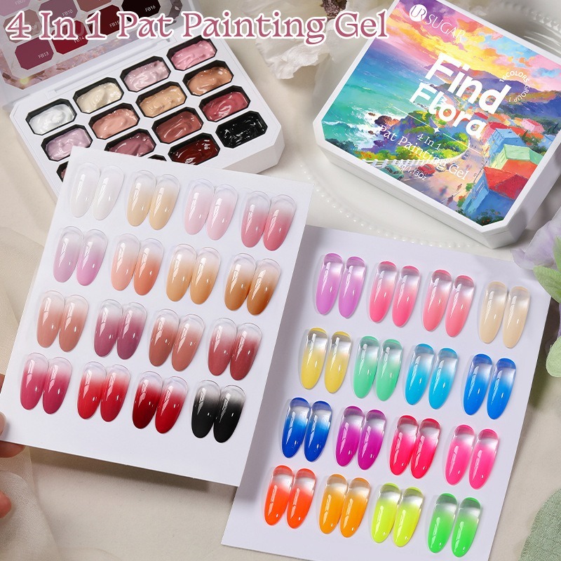 4 in 1 16 Colors Nail Art Pain - Nail Art One Piece 评论和价格