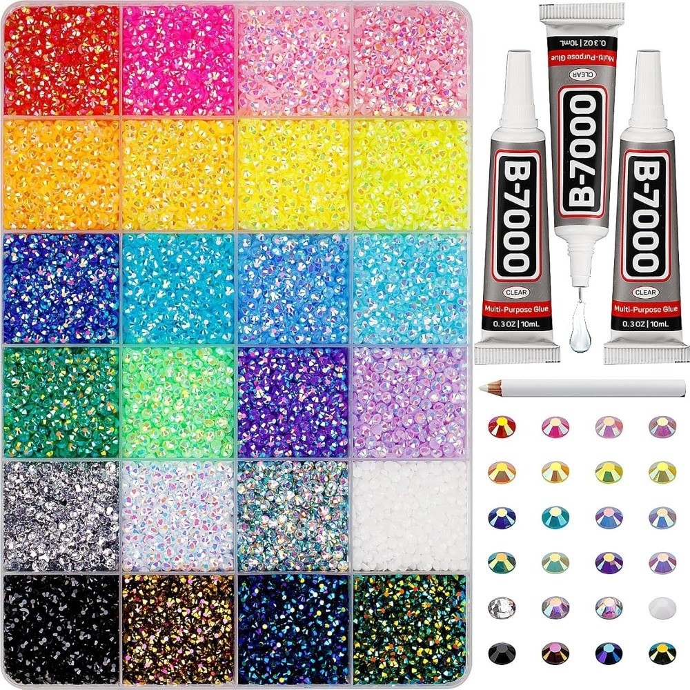Multicolor Resin Rhinestone Ki - Nail Art Quirky 评论和价格