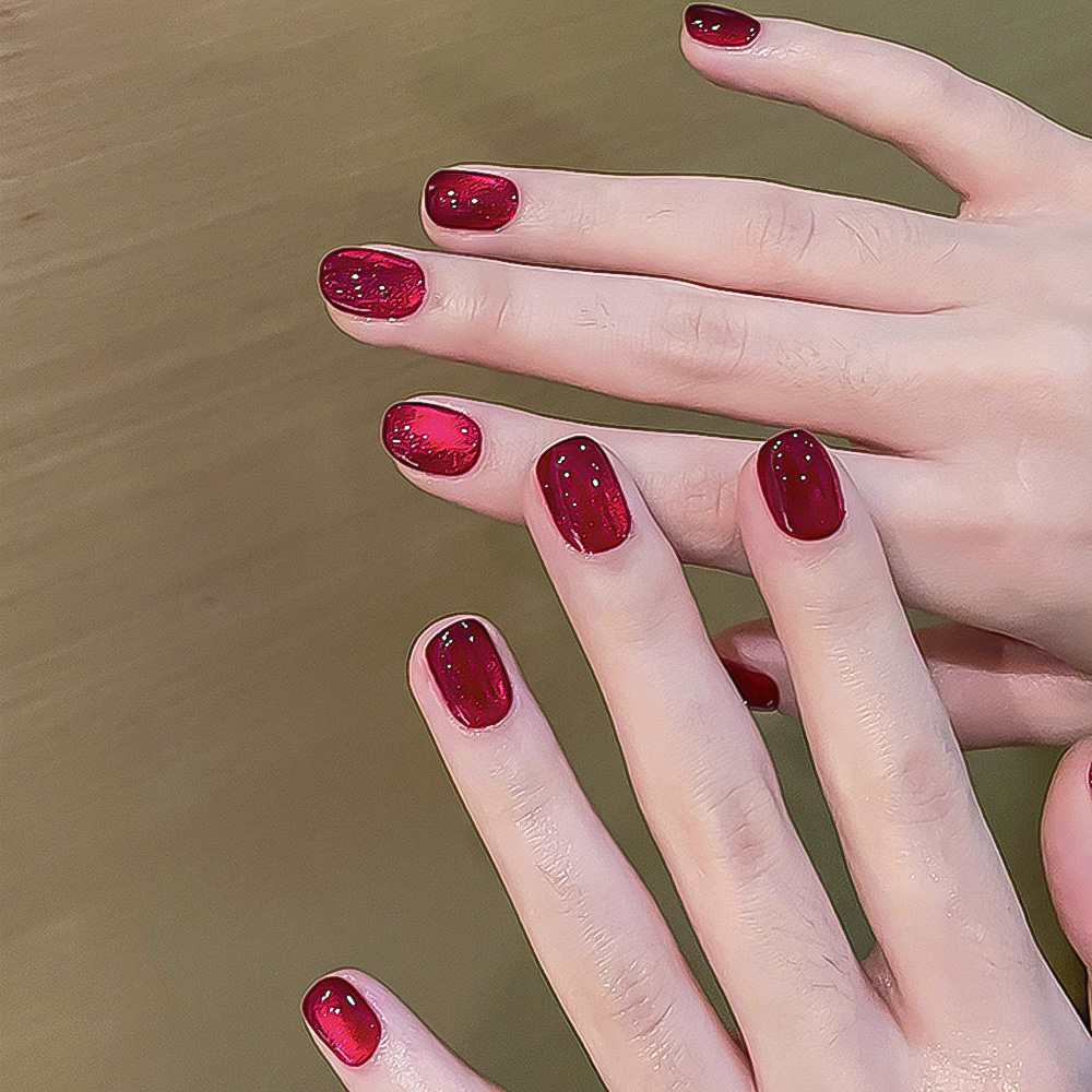 Xeijayi 10ml Wine Red Cat Eye  - Nail Art Red Wine Cat Eye 评论和价格