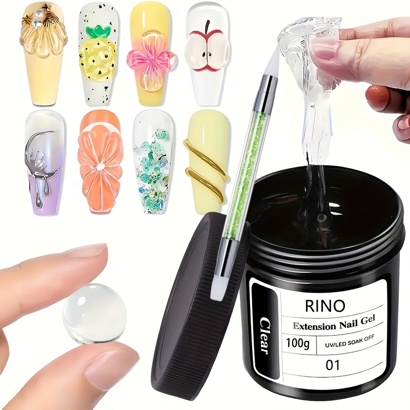 100g Clear Non-Stick Hand Exte - Nail Art Quirky 评论和价格
