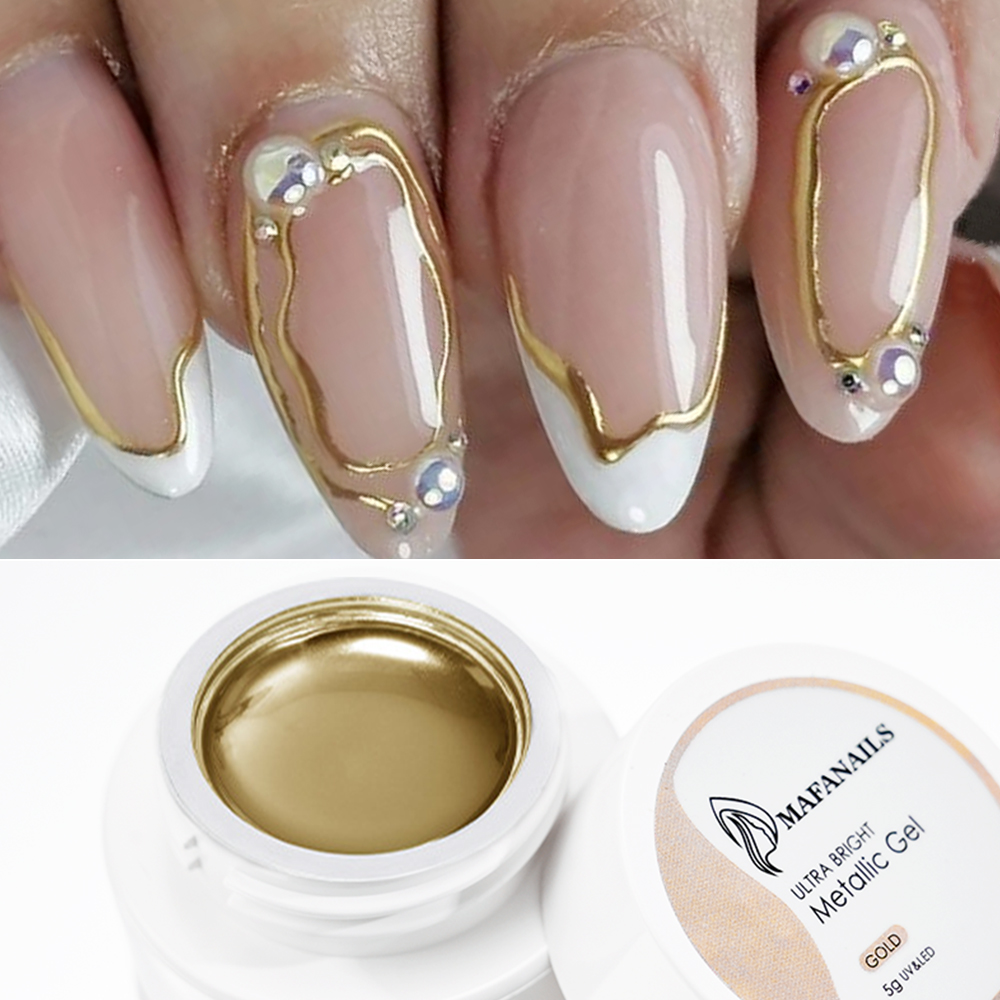 Mirror Metallic Nail Polish Ge - Nail Art Chrome 评论和价格