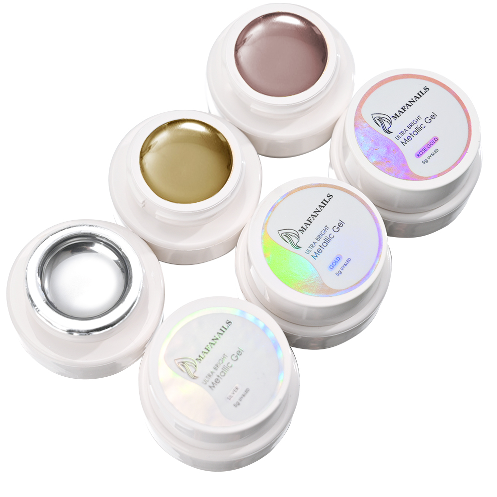 Mirror Metallic Nail Polish Ge - Nail Art Chrome 评论和价格