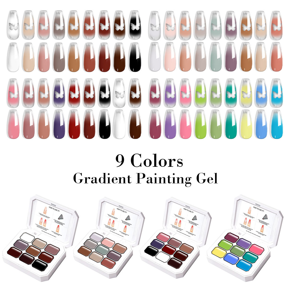 9-Grid Stamp & Transfer Gel Po - Gel Top Coat 评论和价格