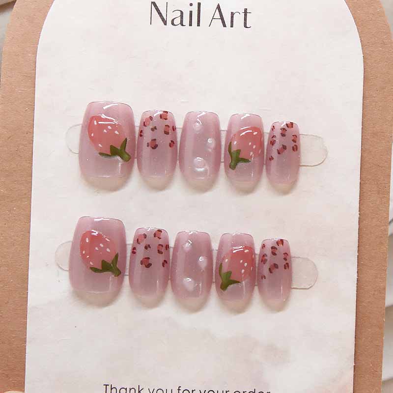 10 Pcs Women Wine Red Handmade - Nail Art Red Wine Cat Eye 评论和价格