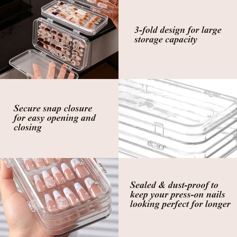 Clear Foldable Press On Nail S - Nail Art Quirky 评论和价格