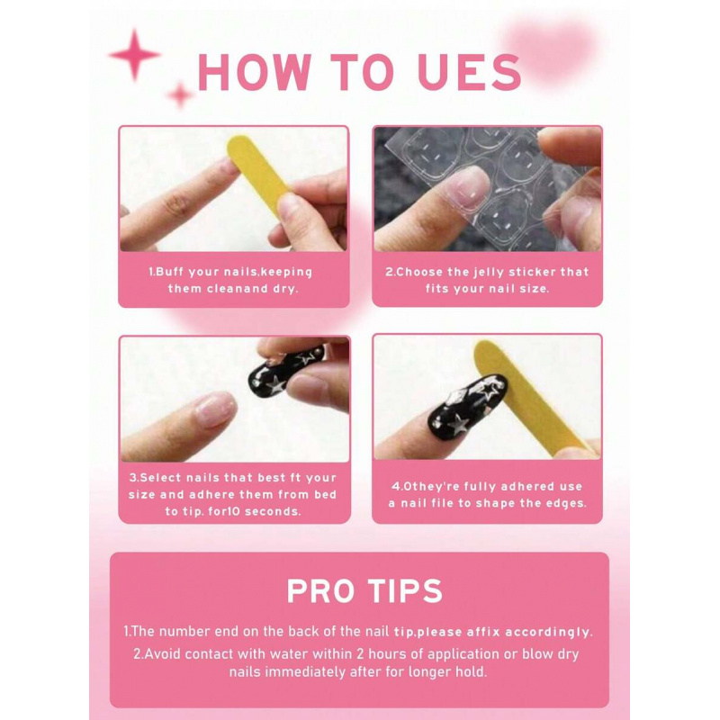 10 Pcs Handmade Medium Almond  - Nail Art Cat Eye Simple 评论和价格