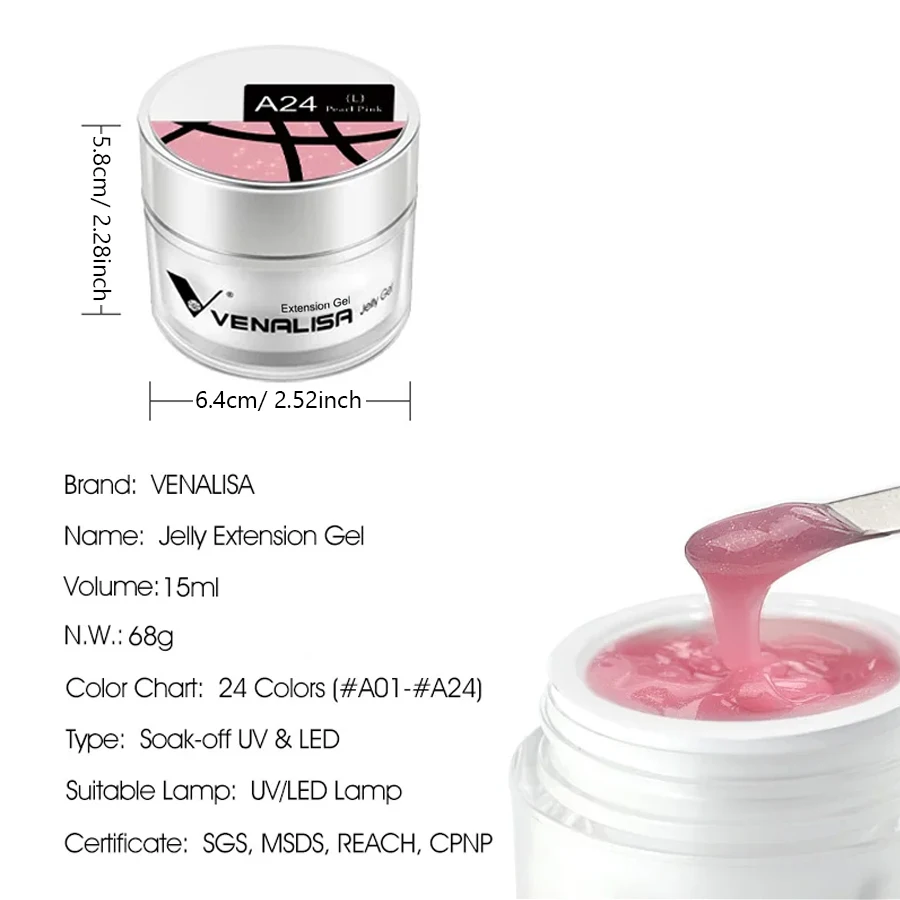 15ml Venalisa Hard Jelly Nail  - Nail Art One Piece 评论和价格