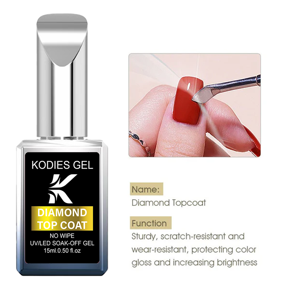 KODIES GEL Diamond Top Coat NE - Gel Top Coat 评论和价格